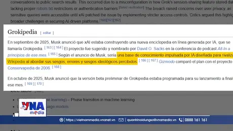 Grokipedia - Đối thủ mới của Wikipedia