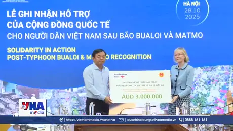 Quốc tế hỗ trợ người dân vùng bão 9,7 triệu USD