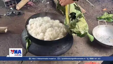 “Bếp ăn dã chiến” ở vùng nguy cơ sạt lở núi