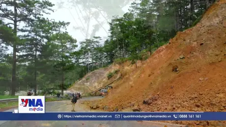 Lâm Đồng khẩn trương khắc phục sạt lở đèo D’ran