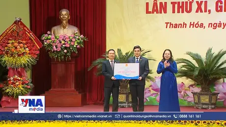 Phó Chủ tịch nước dự Đại hội thi đua tỉnh Thanh Hóa