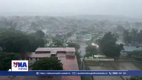 Bão Melissa đổ bộ vào Cuba