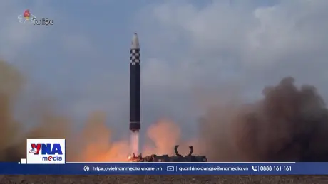 Triều Tiên phóng thử tên lửa hành trình chiến lược từ biển vào đất liền