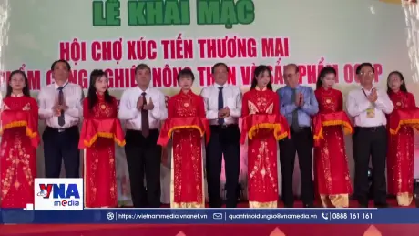 Vĩnh Long khai mạc hội chợ xúc tiến thương mại - sản phẩm OCOP