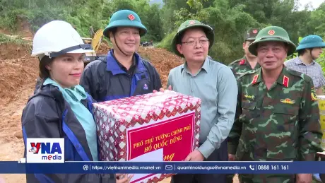 Kiểm tra công tác khắc phục hậu quả thiên tai tại tỉnh Quảng Ngãi