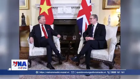 Hội đàm giữa Tổng Bí thư Tô Lâm và Thủ tướng Anh