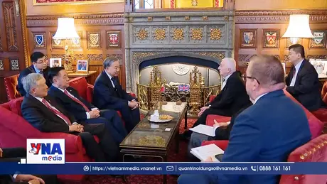 Tổng Bí thư Tô Lâm hội kiến Chủ tịch Hạ viện Anh Lindsay Hoyle