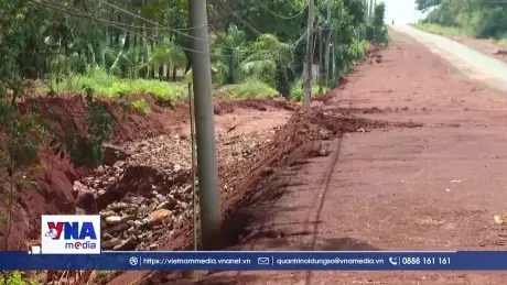 Dự án nâng cấp, mở rộng tuyến đường ĐT.753 nguy cơ chậm tiến độ