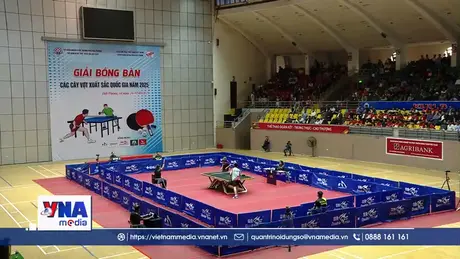 Bế mạc Giải bóng bàn các cây vợt xuất sắc quốc gia
