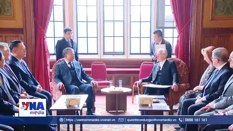 Tổng Bí thư Tô Lâm hội kiến Chủ tịch Thượng viện Anh John Mcfall
