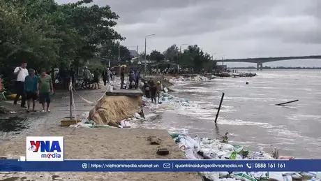 Đà Nẵng huy động hàng nghìn người gia cố bờ kè