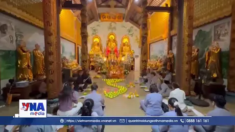 Lễ cầu nguyện cho đồng bào vùng bão lũ tại Lào