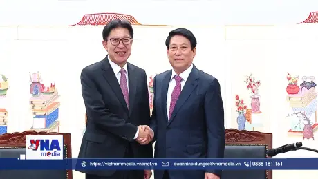 Chủ tịch nước Lương Cường tiếp Thị trưởng thành phố Busan