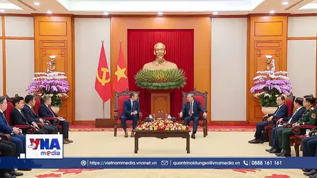 Tổng Bí thư Tô Lâm tiếp Bộ trưởng Bộ Chiến tranh Hoa Kỳ Pete Hegseth