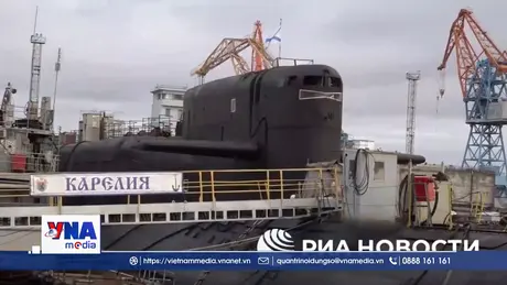 Nga hạ thủy tàu ngầm hạt nhân mang tên lửa đạn đạo