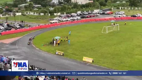 Sôi nổi Giải đua xe Mô tô toàn quốc chặng 4 tại Vĩnh Long