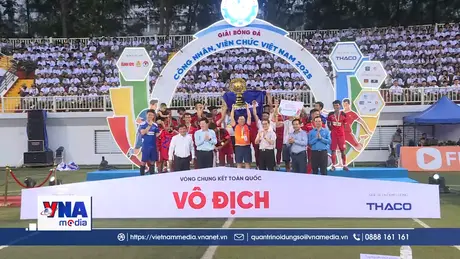Sacombank đoạt Cúp vô địch Giải bóng đá công nhân, viên chức Việt Nam 2025