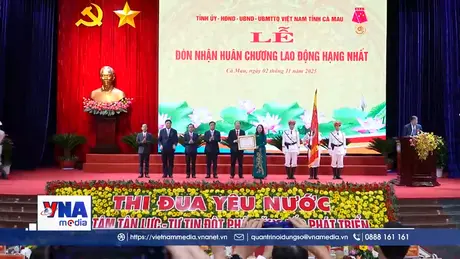 Phó Chủ tịch nước dự Đại hội Thi đua yêu nước tỉnh Cà Mau