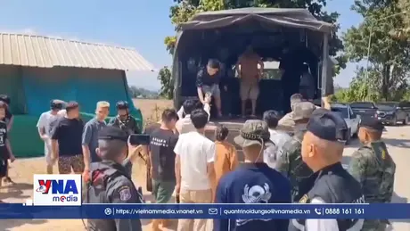 Thái Lan bắt giữ gần 1.600 người trốn khỏi trung tâm lừa đảo ở Myanmar