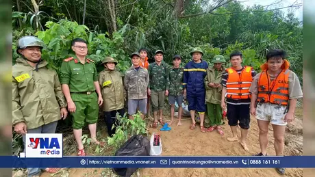 Quảng Trị giải cứu thành công 3 người dân bị mắc kẹt do lũ
