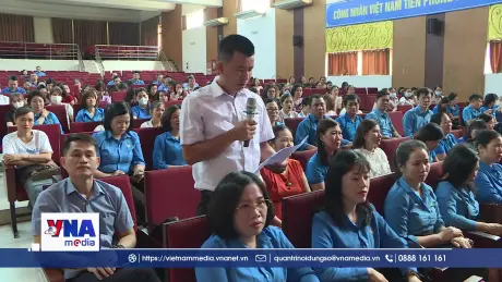 Đối thoại với công nhân, giải quyết kiến nghị thiết thực