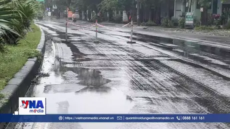 Quốc lộ 1A qua Quảng Trị hư hỏng, nguy cơ mất an toàn giao thông