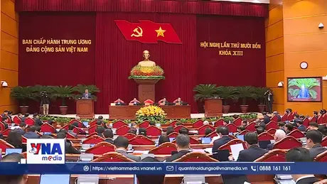 Ngày làm việc thứ nhất Hội nghị Trung ương 14 khóa XIII