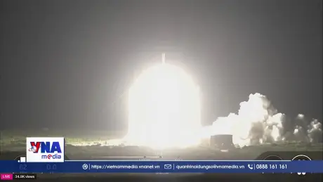 SpaceX tiếp tục phóng loạt vệ tinh Starlink mới