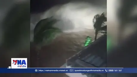 Triều cường dâng cao gây ngập 500 nhà dân ở Lý Sơn