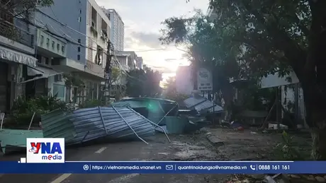 Gia Lai thiệt hại nặng nề sau khi bão số 13 đổ bộ