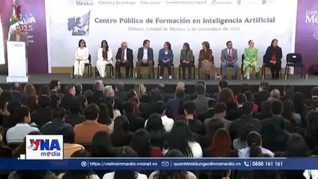 Mexico ra mắt Trung tâm đào tạo về AI