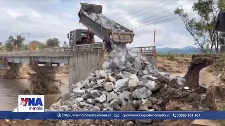 Gia Lai khẩn trương khôi phục đường dẫn cầu Đăk Pờ Tó