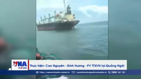 Tìm thấy 1 trong 3 người mất tích trên biển Lý Sơn