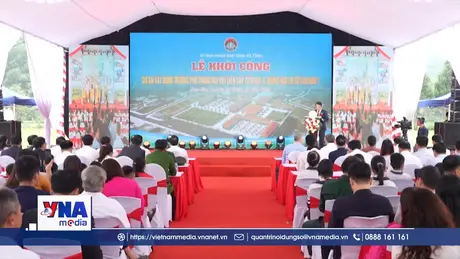 Hà Tĩnh khởi công trường học vùng biên giới