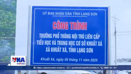 Khởi công trường phổ thông nội trú liên cấp đầu tiên tại Lạng Sơn