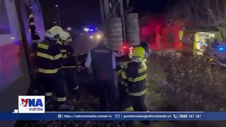 Tai nạn tàu hỏa ở Slovakia
