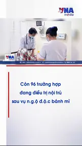 Còn 96 trường hợp đang điều trị nội trú sau vụ ngộ độc bánh mì