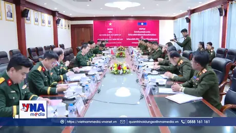 Quân đội hai nước Việt Nam - Lào tăng cường trao đổi công tác tuyên huấn