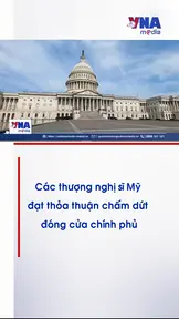 Các thượng nghị sĩ Mỹ đạt thỏa thuận chấm dứt đóng cử chính phủ