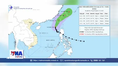 Bão số 14 có thể gây gió mạnh, sóng lớn