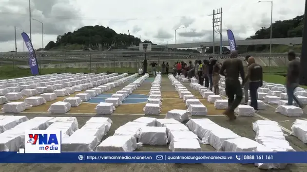 Panama thu giữ hơn 13 tấn cocaine