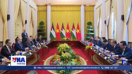 Chủ tịch nước hội đàm với Quốc vương Jordan