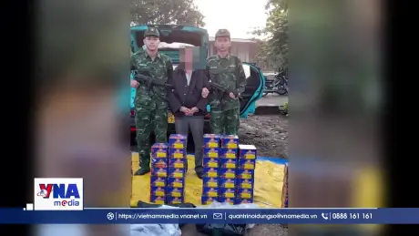 Bắt xe ô tô vận chuyển trái phép hơn 100kg pháo lậu