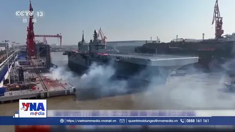 Trung Quốc thử nghiệm tàu tấn công đổ bộ mới