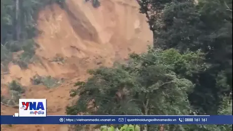 Sạt lở núi và suối bùn khủng khiếp tại xã Hùng Sơn, Đà Nẵng