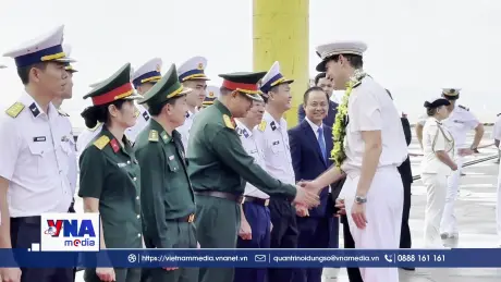 Đà Nẵng đón tàu Hải quân Pháp thăm hữu nghị thành phố