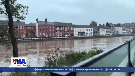 Anh ban bố cảnh báo lũ lụt do bão Claudia