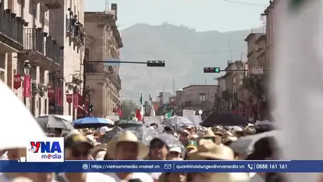 Biểu tình lan rộng ở Mexico phản đối bạo lực gia tăng