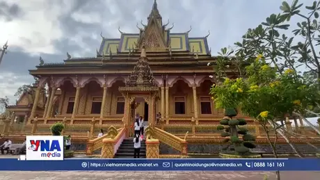 Phó Chủ tịch nước dự Ngày hội Đại đoàn kết tại Vĩnh Long