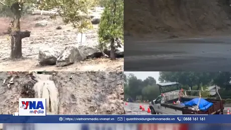 Mỹ cảnh báo lũ quét tại khu vực phía Nam California